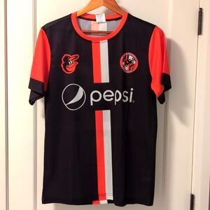 Baltimore Orioles Birdland FC Pepsi jersey